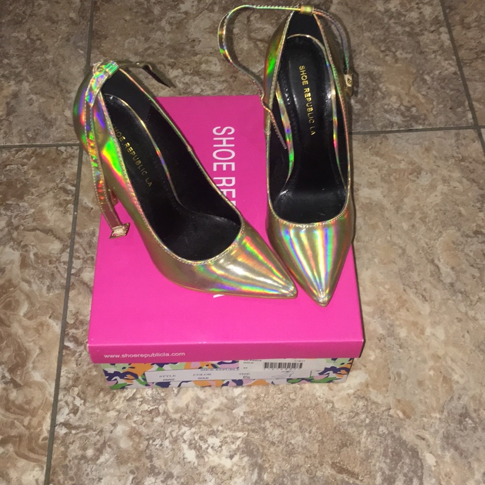 Gold heels